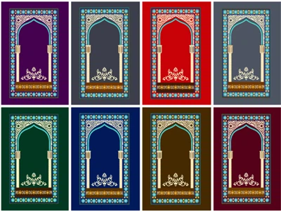 Estera de oración acolchada de lujo